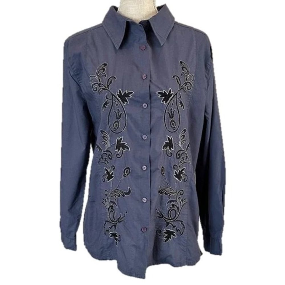 COLLECTIONS Western Vibe Embroidered Shirt